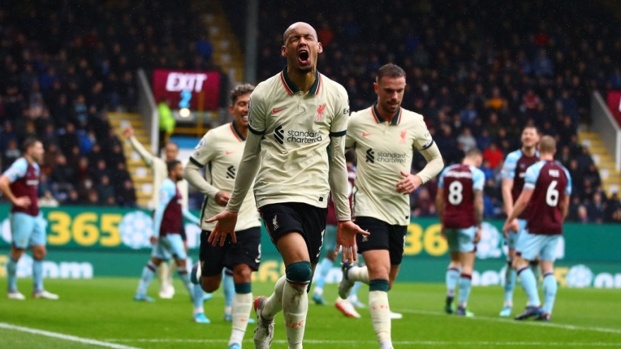 Thắng tối thiểu Burnley, Liverpool tiếp tục bám đuổi Man City